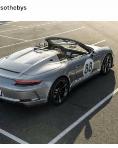 Porsche and Sotheby’s to auction last 911 Speedster for fighting against the Coronavirus-19 pandemic