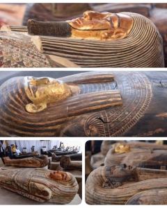 Egypt unearthed about 100 coffins containing over 2,500 years mummies