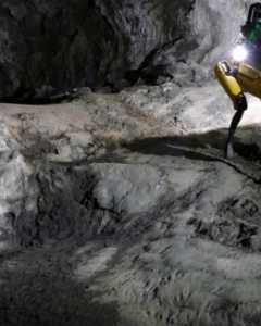 NASA uses AI robot dog Au-Spot to explore caves on Mars